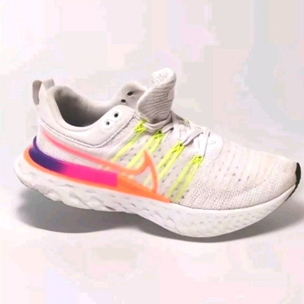 Nike React Infinity 2 Flyknit Women's Running Sneakers US 7.5 Athletic Shoes